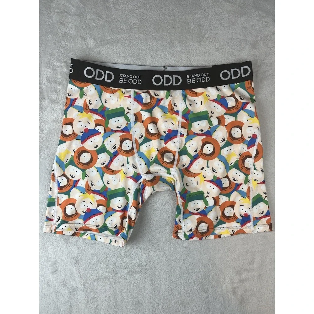 STAND OUT BE ODD Men's Boxers Large South Park ODD Briefs Multi-Color Underwear